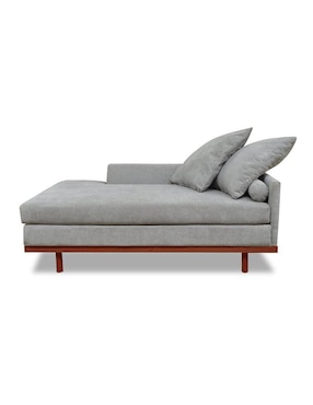 Sofá cama armable Carpe Diem de madera y tela
