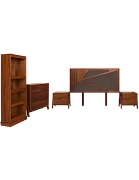 Set recámara Sochic Zia de chapa madera