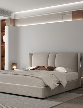 Cama Banus Artdejol de madera y tela