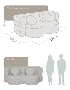 Sofá cama Kanso Japandi