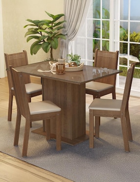 Comedor Camélia Madesa para 4 personas