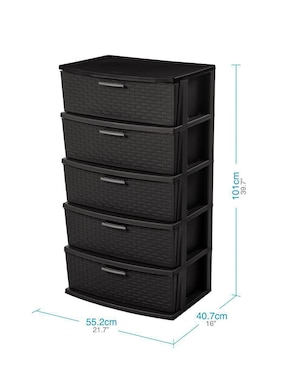 Cajonera armable MQ de plástico