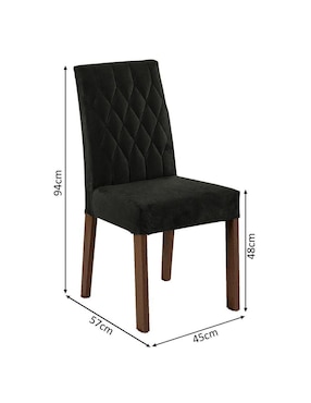 Comedor Marissa Madesa para 6 personas