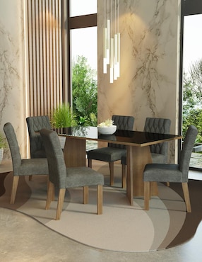 Comedor Marissa Madesa para 6 personas