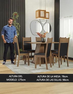 Comedor Beverly Madesa para 6 personas