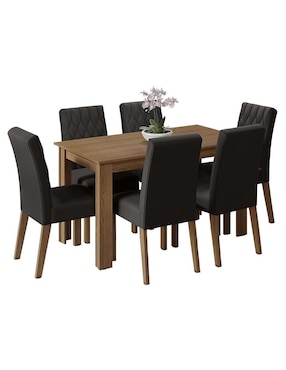 Comedor Allegro Madesa para 6 personas