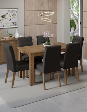 Comedor Allegro Madesa para 6 personas