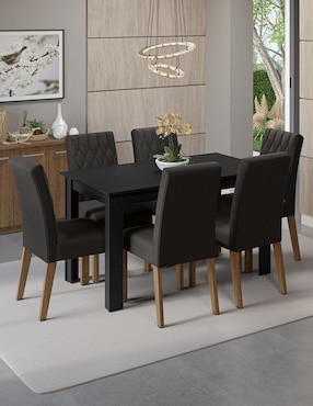 Comedor Allegro Madesa para 6 personas
