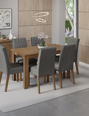 Comedor Allegro Madesa para 6 personas
