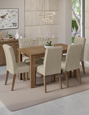 Comedor Allegro Madesa para 6 personas
