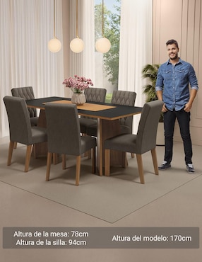 Comedor Madesa para 6 personas