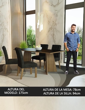 Comedor Madesa para 4 personas