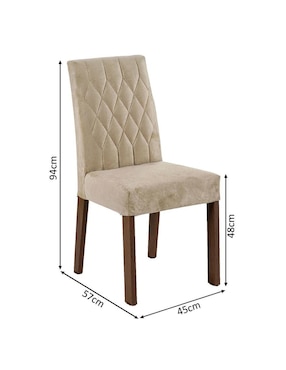 Comedor Ruby Madesa para 4 personas