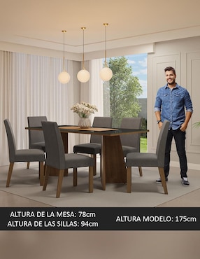 Comedor Valerie Madesa para 6 personas