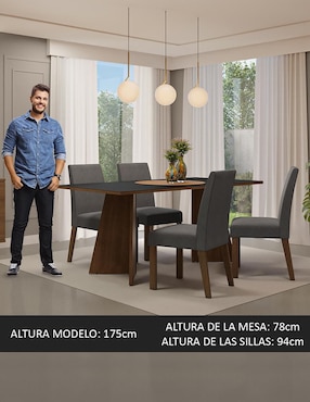 Comedor april Madesa para 4 personas
