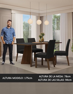 Comedor April Madesa para 4 personas