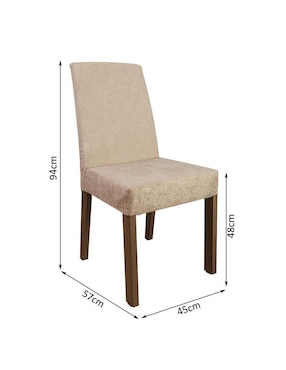 Comedor Valerie Madesa para 6 personas