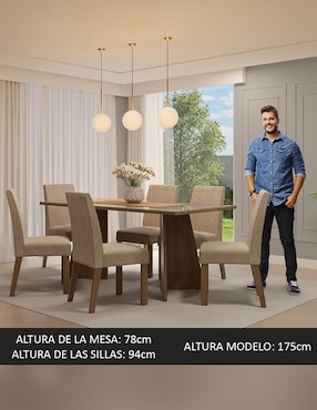 Comedor Valerie Madesa para 6 personas