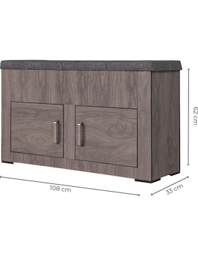 Pie de cama Kessa Vizela de madera