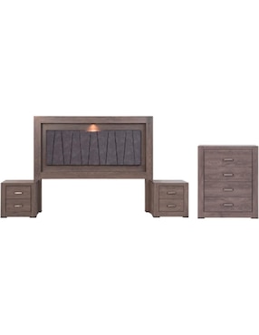 Set recámara Kessa Vizela de mdf