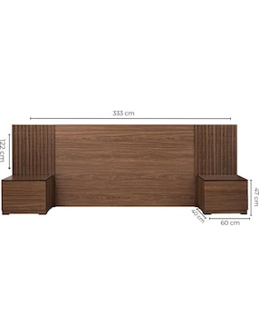 Set recámara Kessa Noe de mdf