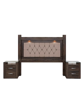 Set recámara Kessa Magnolia de MDF