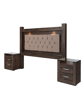 Set recámara Kessa Magnolia de MDF