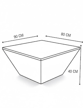 Mesa de centro Vaniglam de mármol