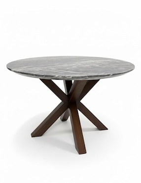 Mesa de comedor Vaniglam de madera y mármol
