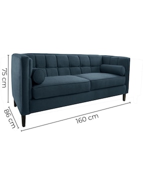 Love seat Sochic Madison de tela