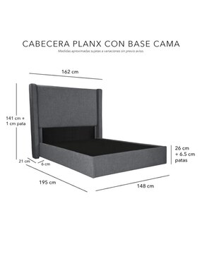 Cama Planx Dicasa de madera