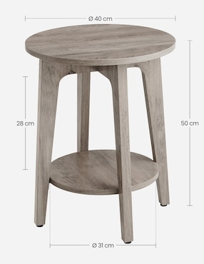 Mesa lateral armable Maezo Songmics Home