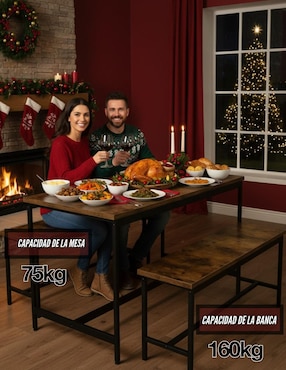 Set mesa de centro armable Clear Shop de MDF