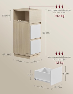 Set de buró armable Sandy Songmics Home