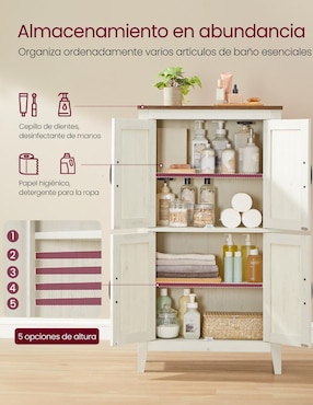 Gabinete armable Liry Songmics Home de MDF