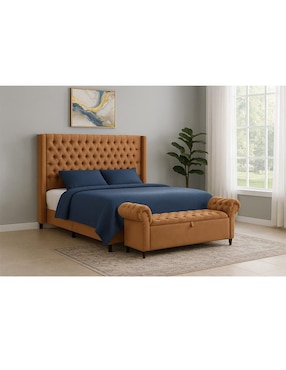 Pie de cama Kessa Sevilla de MDF