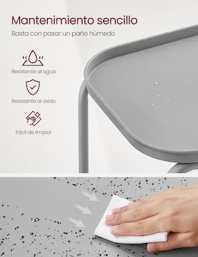 Mesa lateral armable Songmics Home
