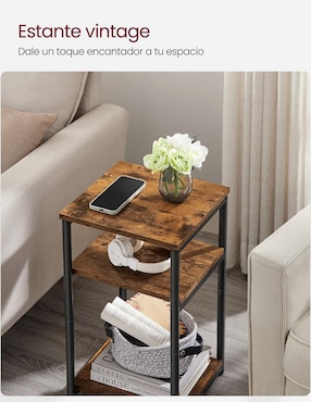 Mesa lateral armable Bampu Songmics Home