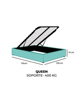 Base para cama armable Roomi de metal