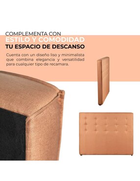 Cabecera armable Freedom Roomi de madera pino