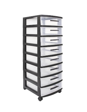 Cajonera armable Organizador Multiusos 8 niveles Eclypse MQ de plástico