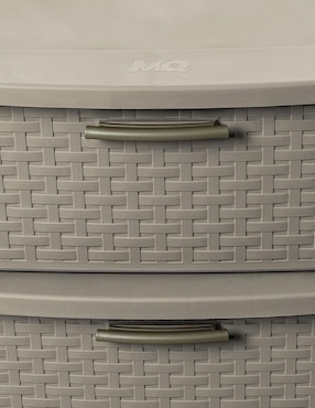 Cajonera armable 3 niveles Organizador multiusos infinity MQ de plástico