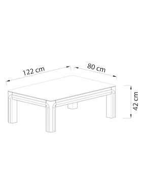 Mesa de centro Napoli Gabite