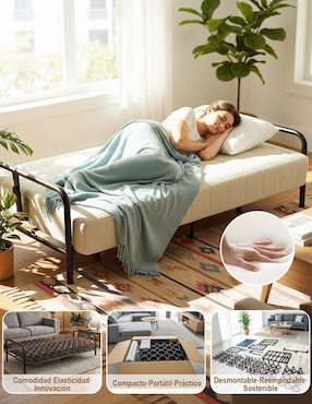 Sofá cama armable Home Make de loneta