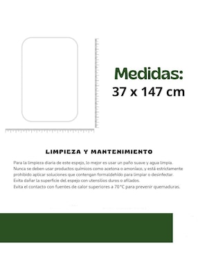 Espejo rectangular Rivalink