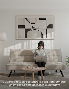 Sofá cama armable Urban Ilios Innova de lino
