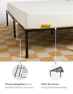 Base para cama armable Nooz de acero