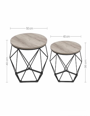 Mesa auxiliar armable B2C Songmics Home