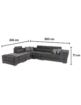 Sala modular Mastretta Kessa de tela
