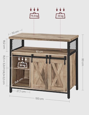 Gabinete armable Daxton Songmics Home